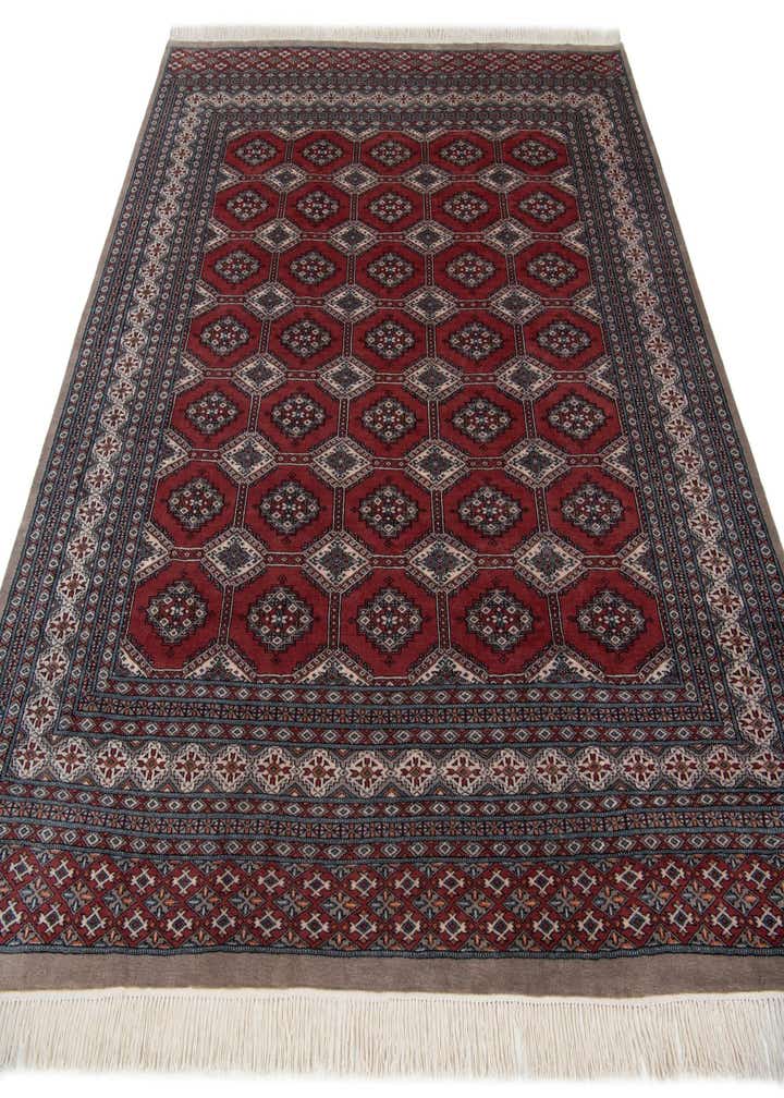 8' 4 x 8' 5 Hand Knotted Bokhara Oriental Wool Square Rug