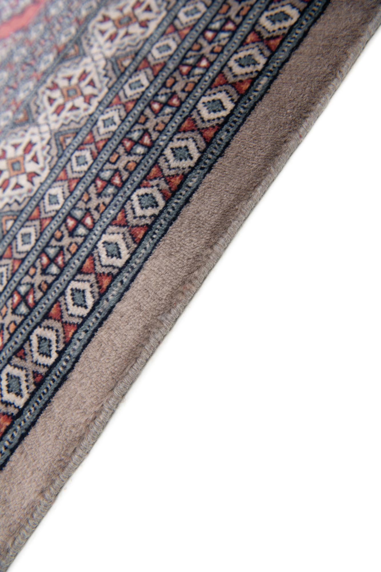 8' 4 x 8' 5 Hand Knotted Bokhara Oriental Wool Square Rug
