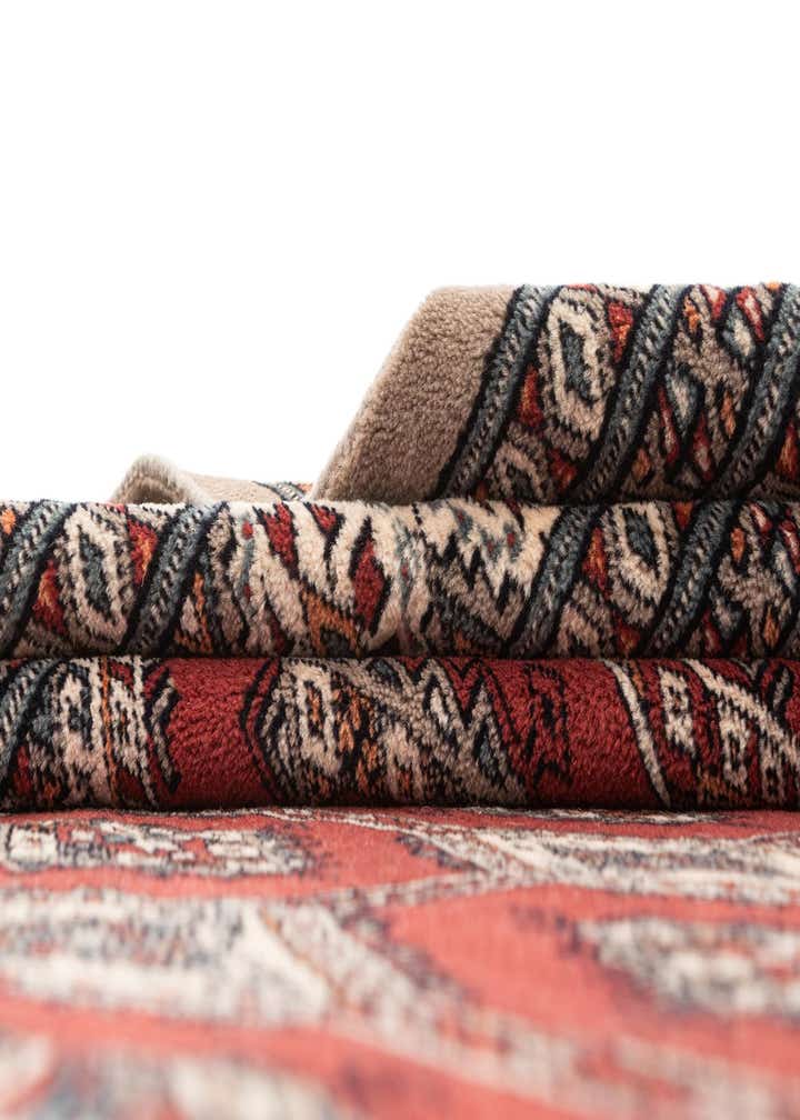 8' 4 x 8' 5 Hand Knotted Bokhara Oriental Wool Square Rug
