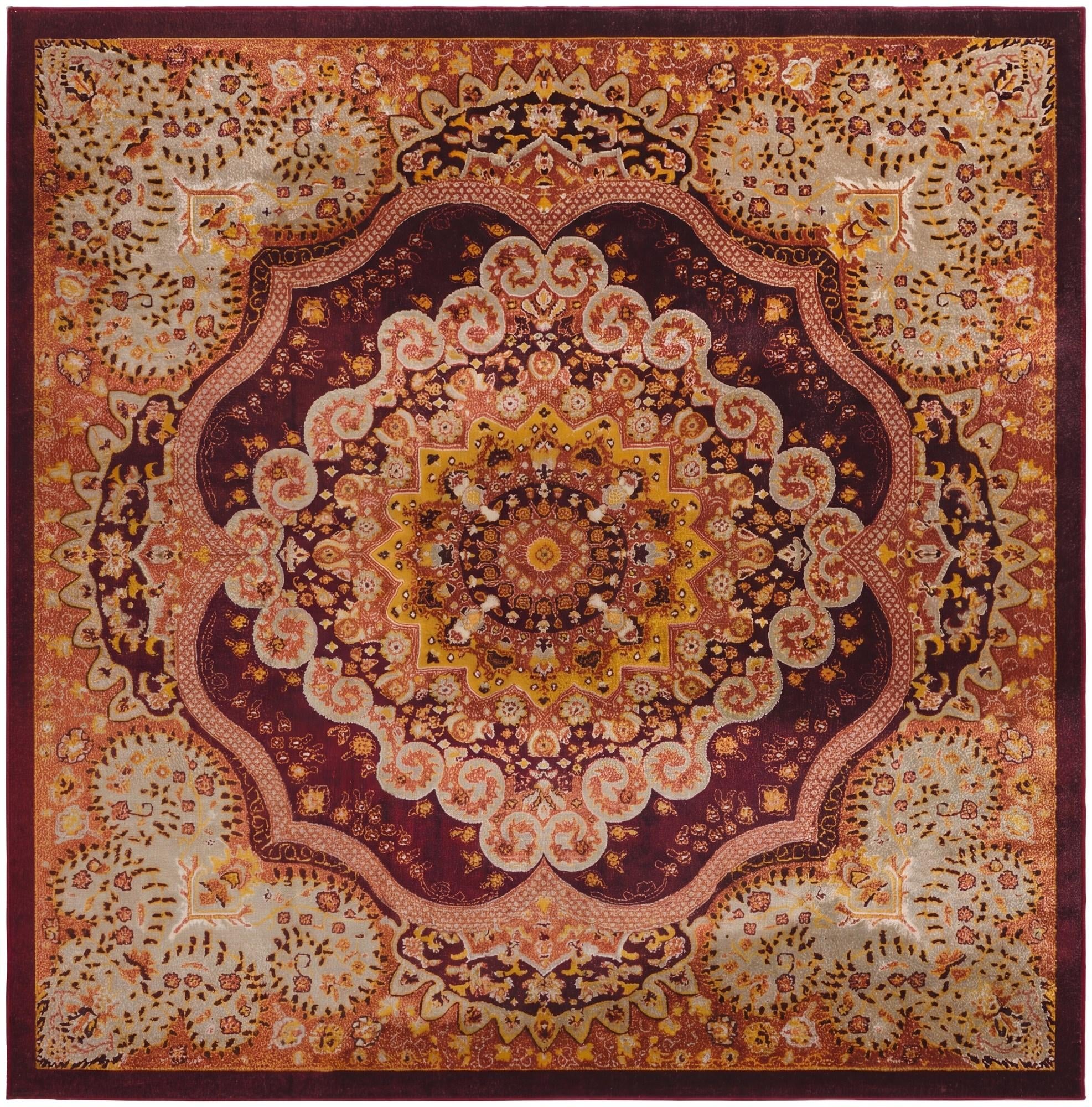7' 10 x 7' 10 Kamala Washable Square Rug