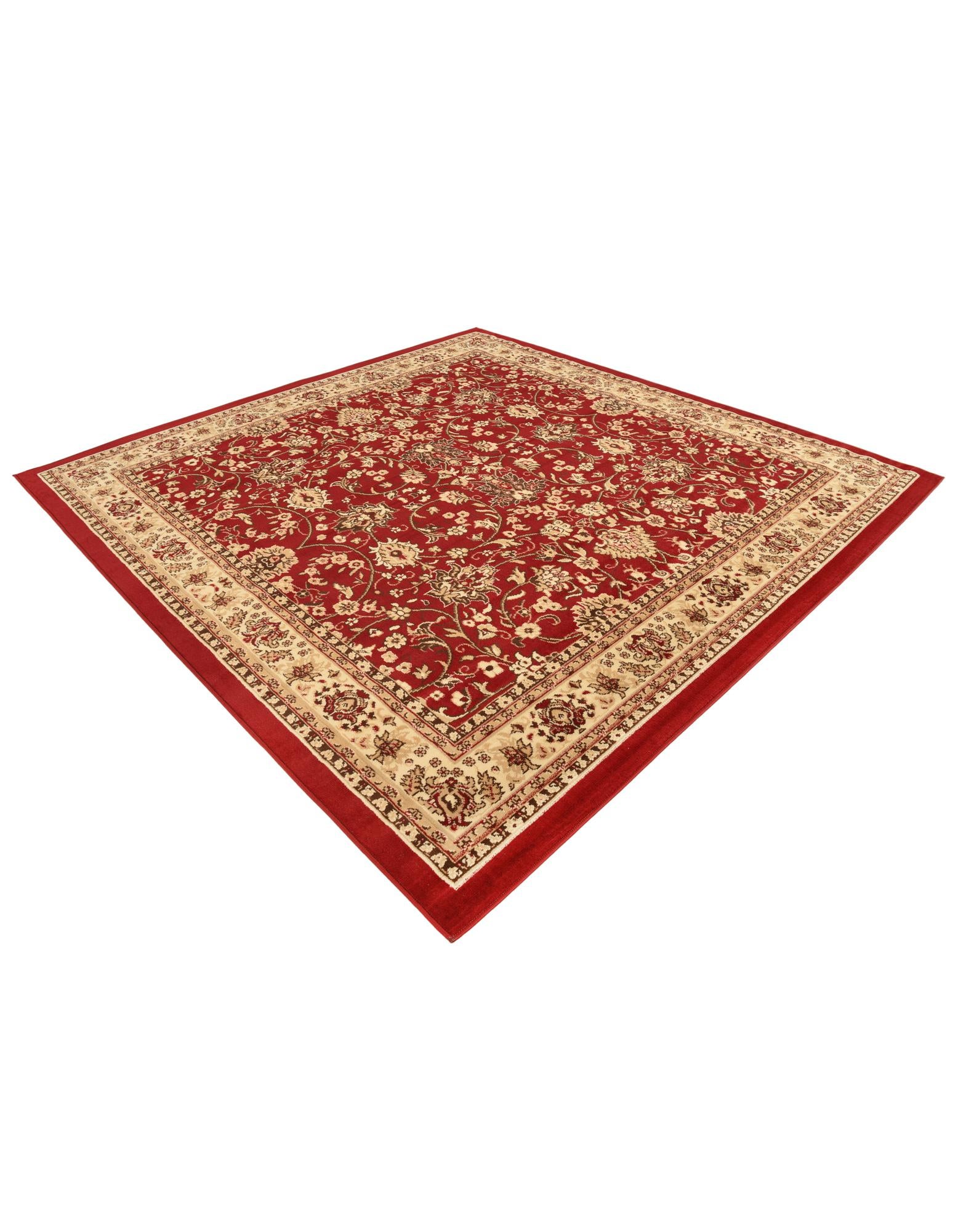 7' 10 x 7' 10 Kashan Design Square Rug