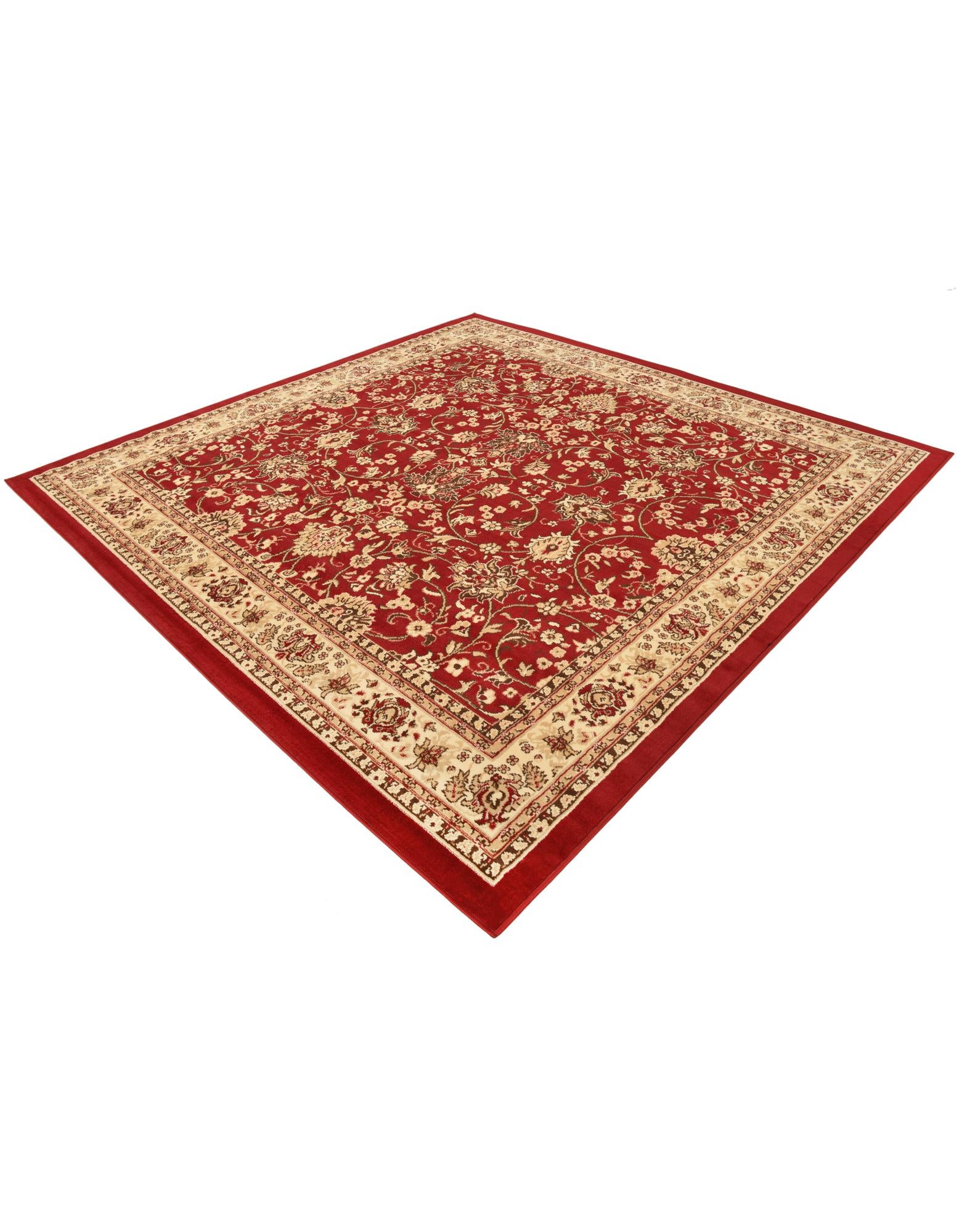 7' 10 x 7' 10 Kashan Design Square Rug