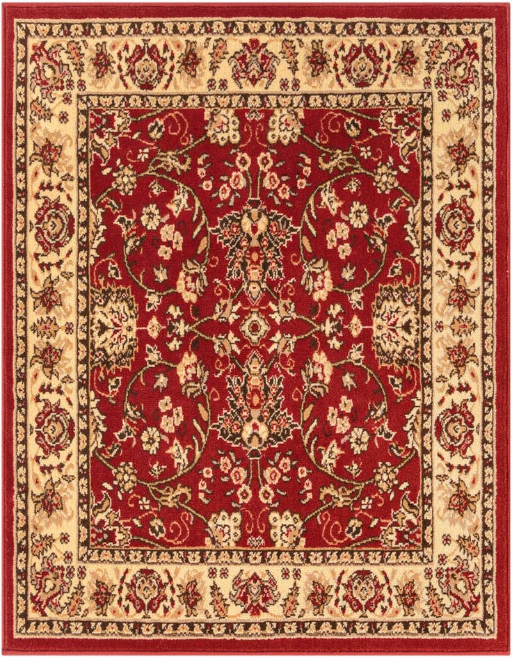 Detail image of 4' x 4' Kashan Design Square Rug