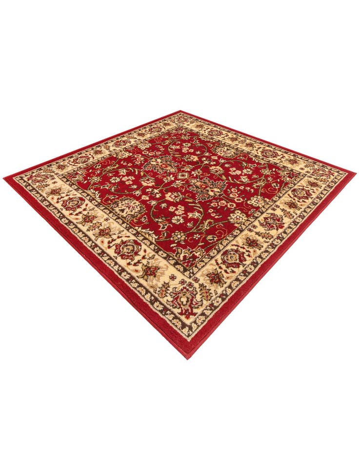 Detail image of 4' x 4' Kashan Design Square Rug