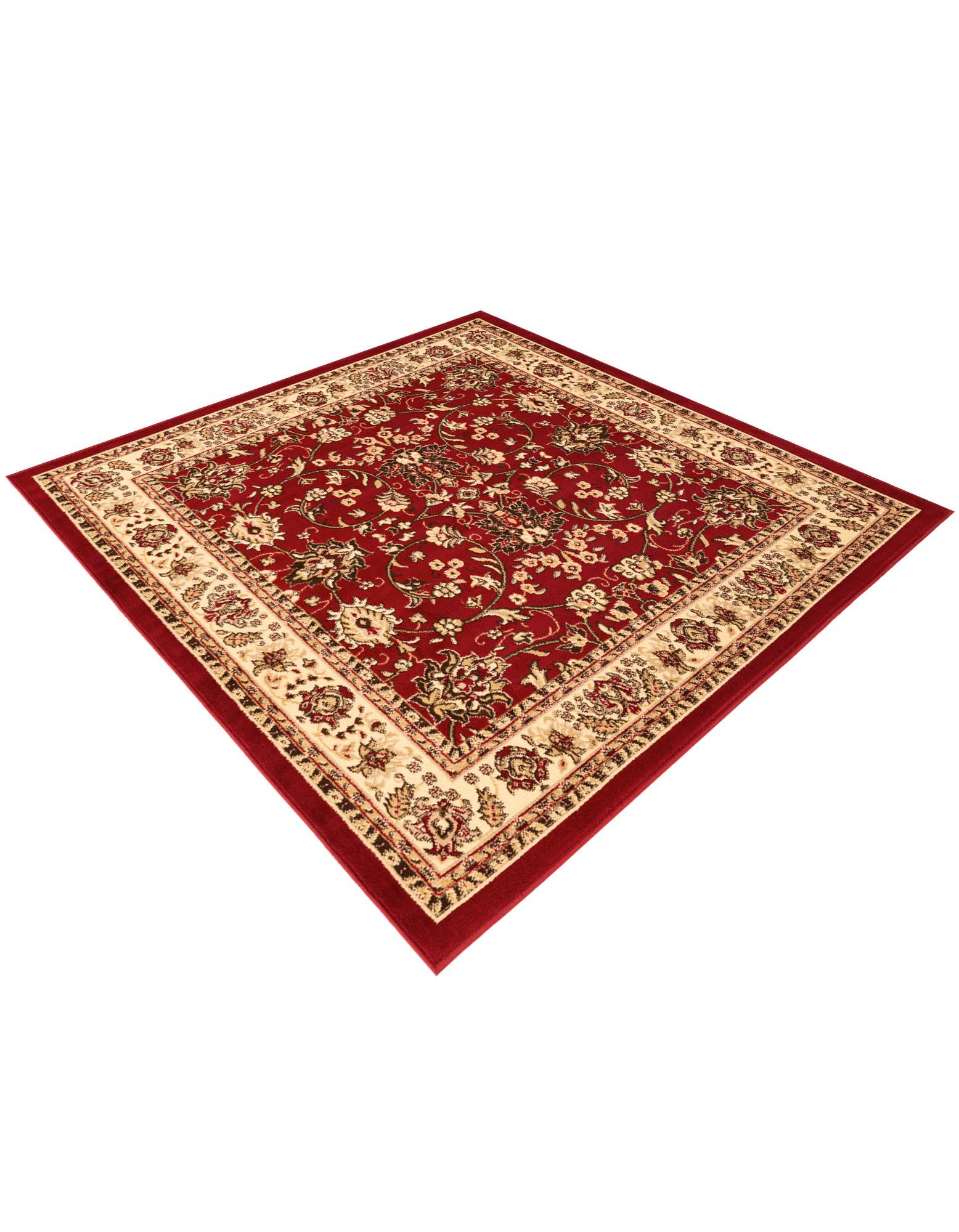 6' x 6' Kashan Design Square Rug