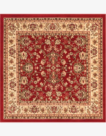 5' 3 x 5' 3 Kashan Design Square Rug