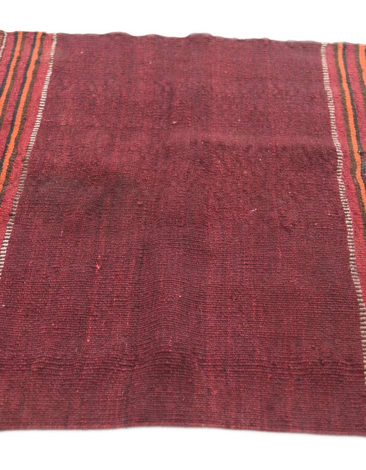 Detail image of 3' 4 x 3' 6  Hand Woven Kilim Afghan Wool Square Rug