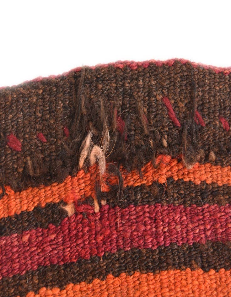 Detail image of 3' 4 x 3' 6  Hand Woven Kilim Afghan Wool Square Rug