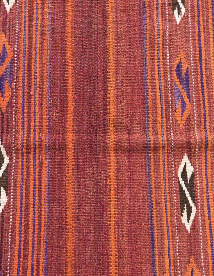 Detail image of 3' 5 x 3' 9  Hand Woven Kilim Fars Wool Square Rug