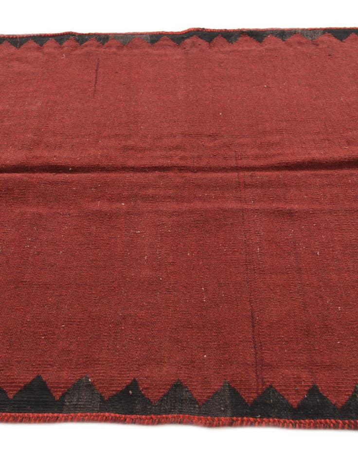 Detail image of 4' 3 x 4' 5  Hand Woven Kilim Fars Wool Square Rug