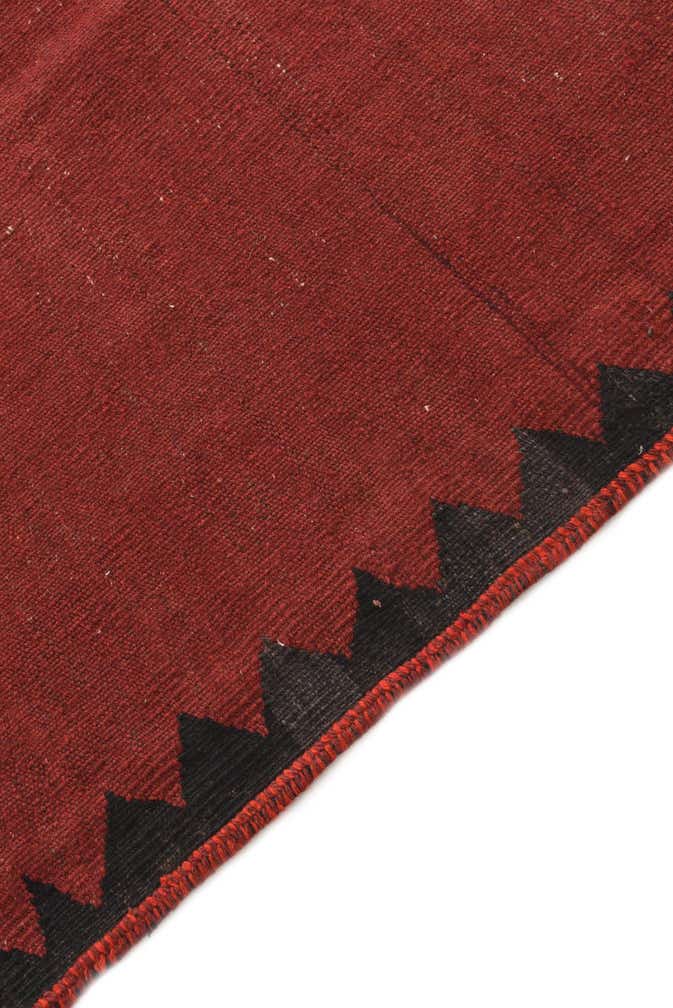 4' 3 x 4' 5 Hand Woven Kilim Fars Wool Square Rug
