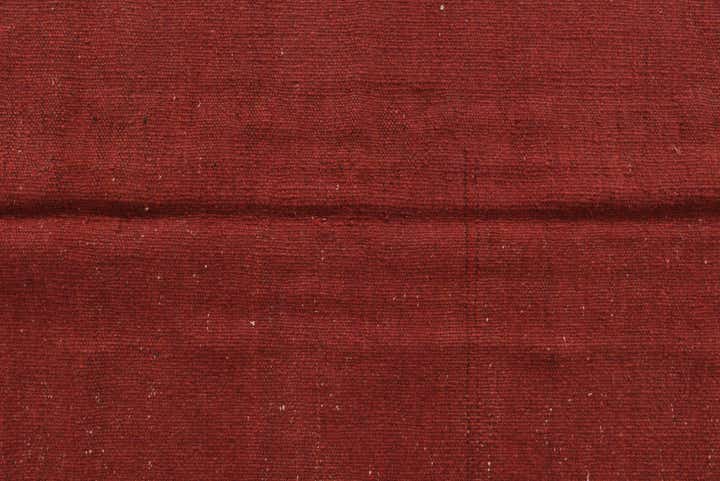 4' 3 x 4' 5 Hand Woven Kilim Fars Wool Square Rug