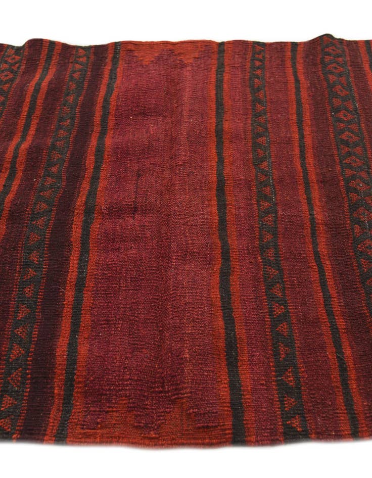 Detail image of 3' 5 x 3' 9 Hand Woven Kilim Fars Wool Square Rug