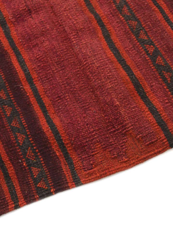 3' 5 x 3' 9 Hand Woven Kilim Fars Wool Square Rug
