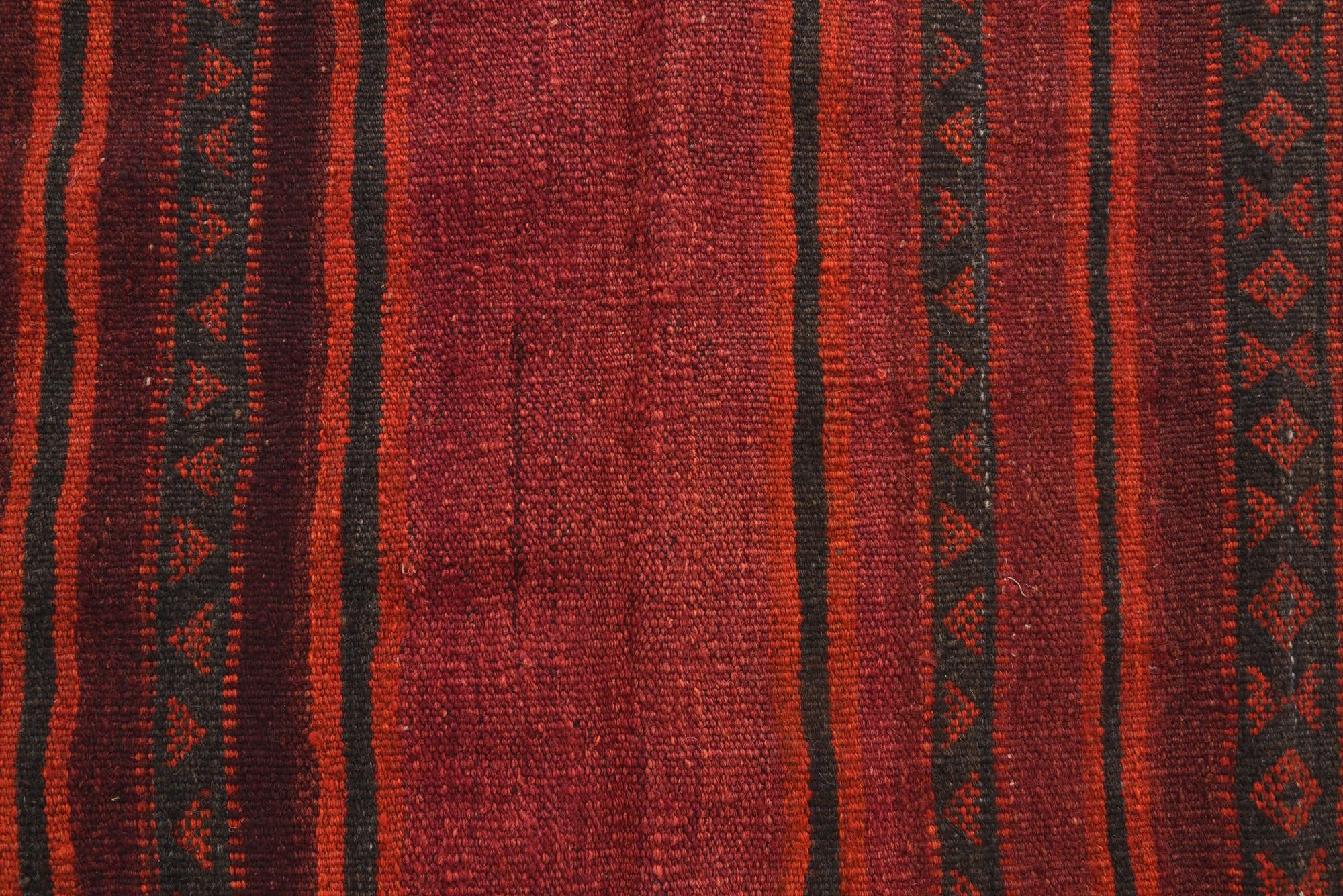 3' 5 x 3' 9 Hand Woven Kilim Fars Wool Square Rug