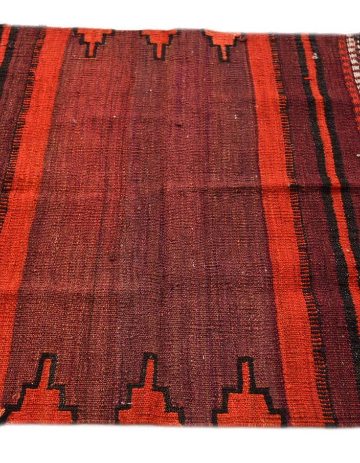 Detail image of 3' 4 x 3' 7  Hand Woven Kilim Fars Wool Square Rug
