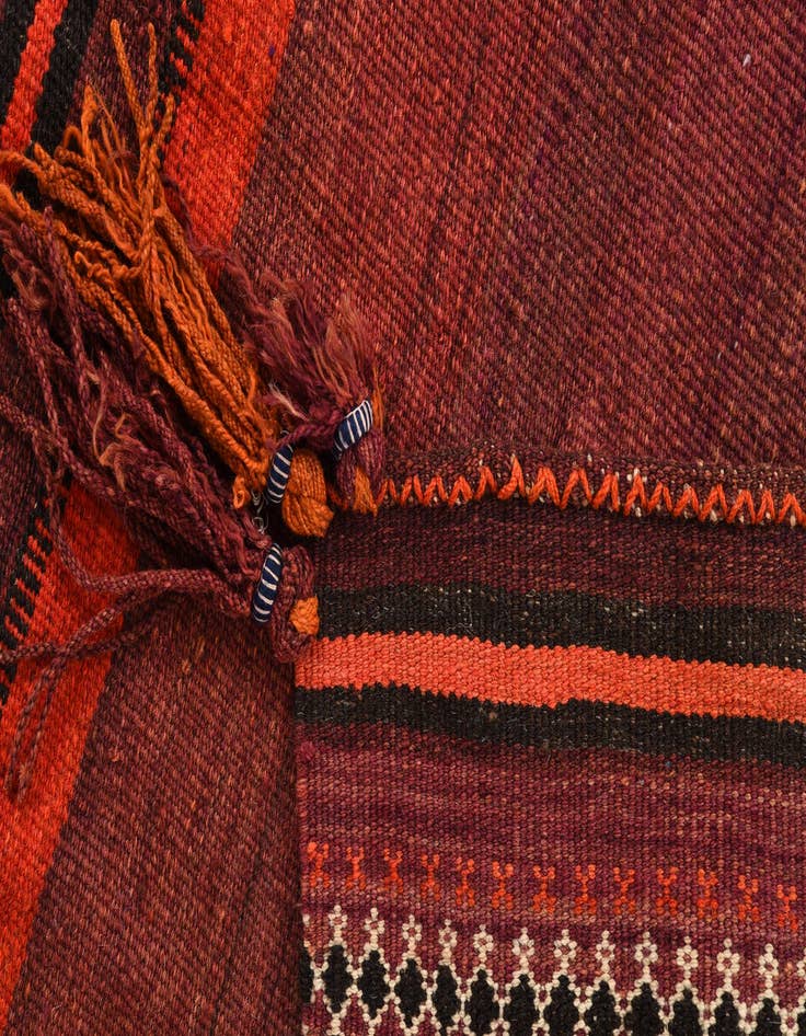 Detail image of 3' 4 x 3' 7  Hand Woven Kilim Fars Wool Square Rug