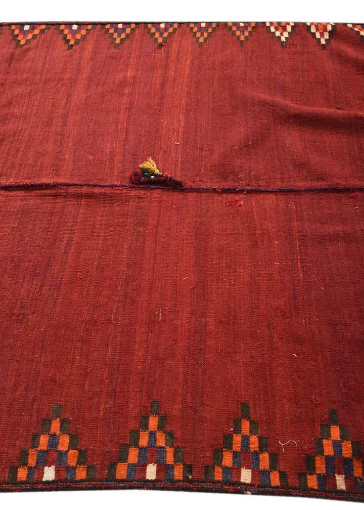 5' x 5' 2 Hand Woven Kilim Fars Wool Square Rug