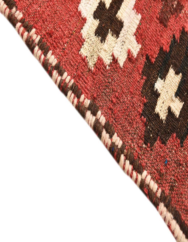 Detail image of 4' x 4'  Hand Woven Kilim Fars Wool Square Rug