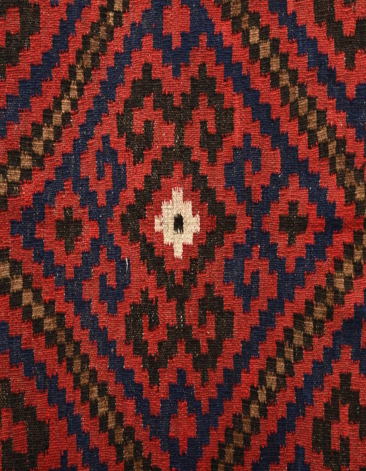 Detail image of 4' x 4'  Hand Woven Kilim Fars Wool Square Rug