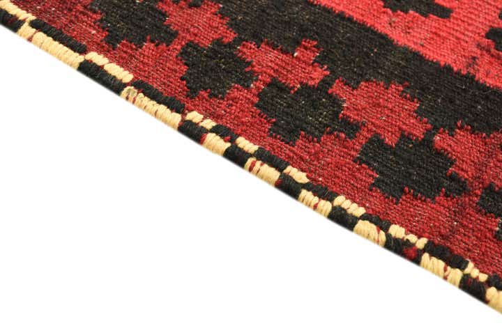 4' x 4' Hand Woven Kilim Fars Wool Square Rug