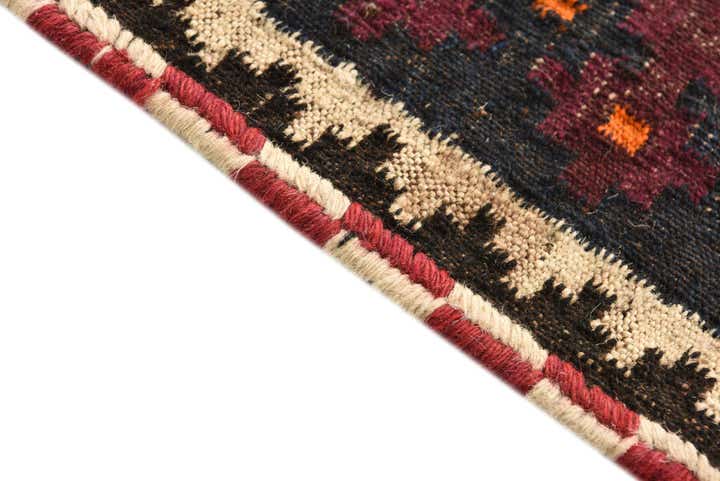 4' 5 x 4' 8 Hand Woven Kilim Fars Wool Square Rug