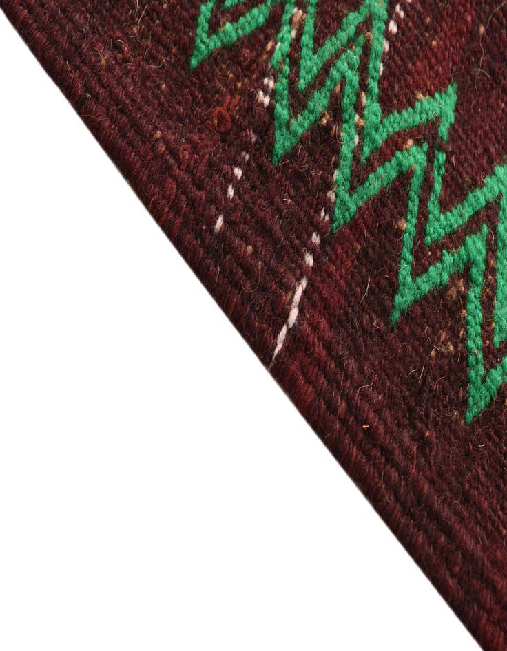 Detail image of 4' 2 x 4' 5  Hand Woven Kilim Fars Wool Square Rug