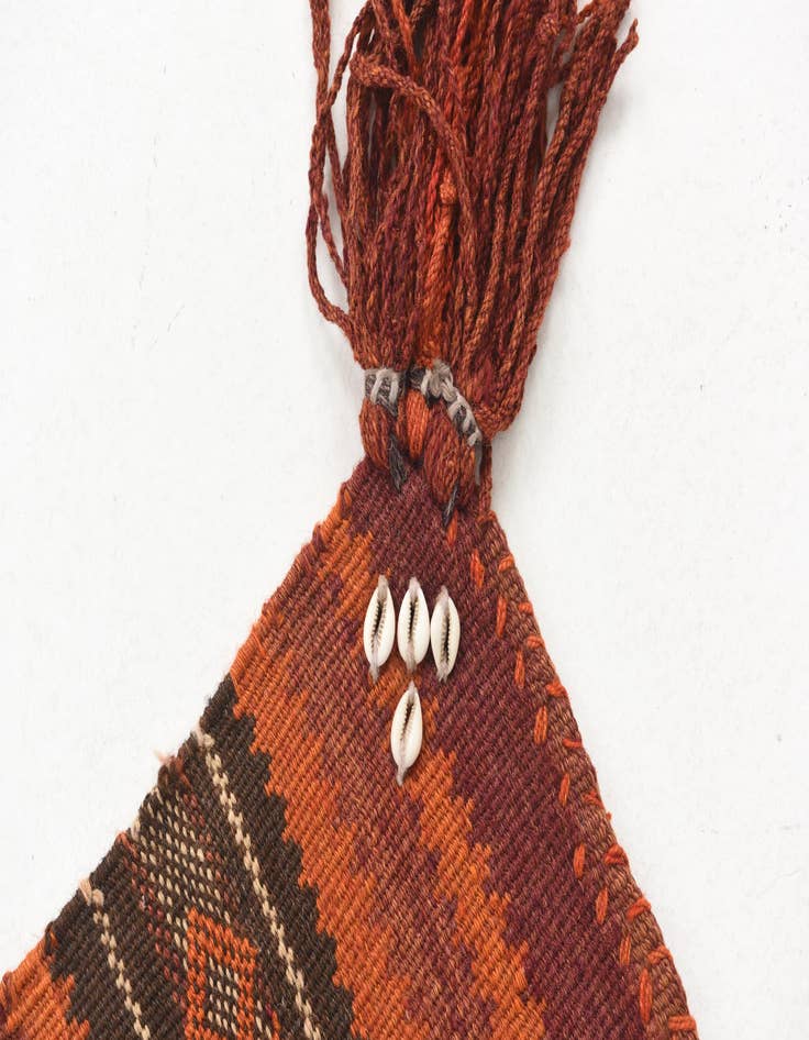 Detail image of 3' 2 x 3' 10  Hand Woven Kilim Maymana Wool Square Rug