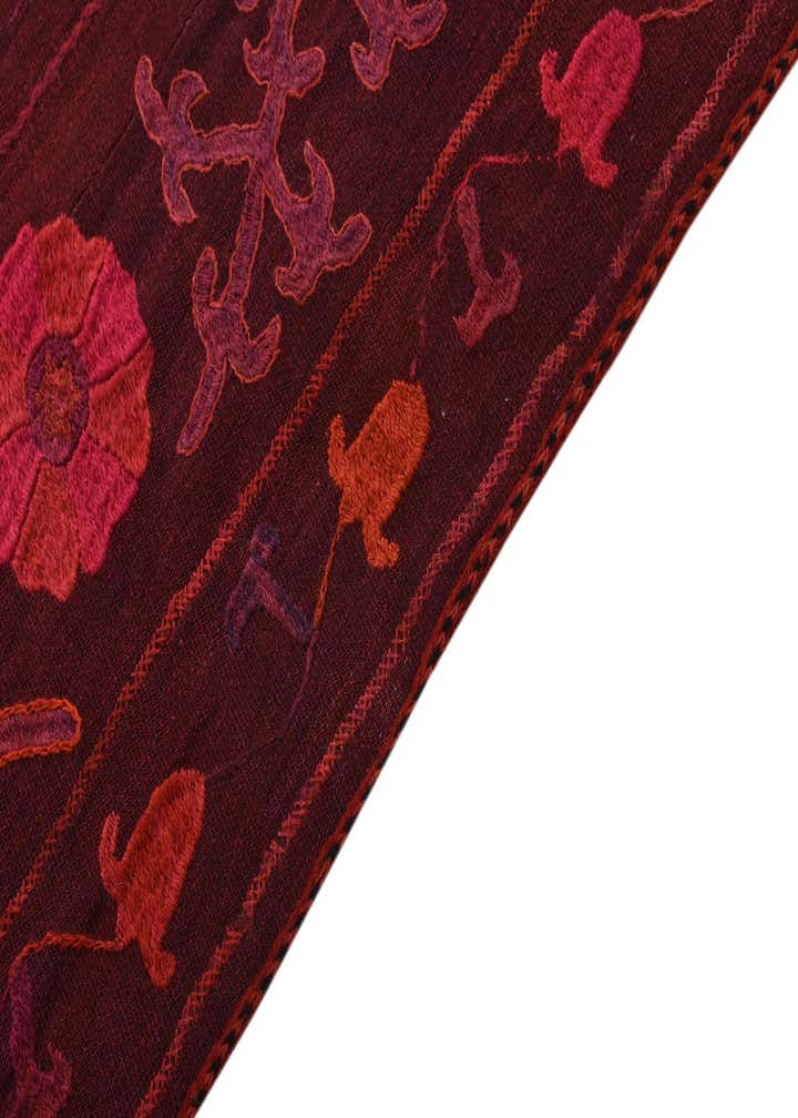 6' 4 x 6' 7 Hand Woven Kilim Modern Wool Square Rug