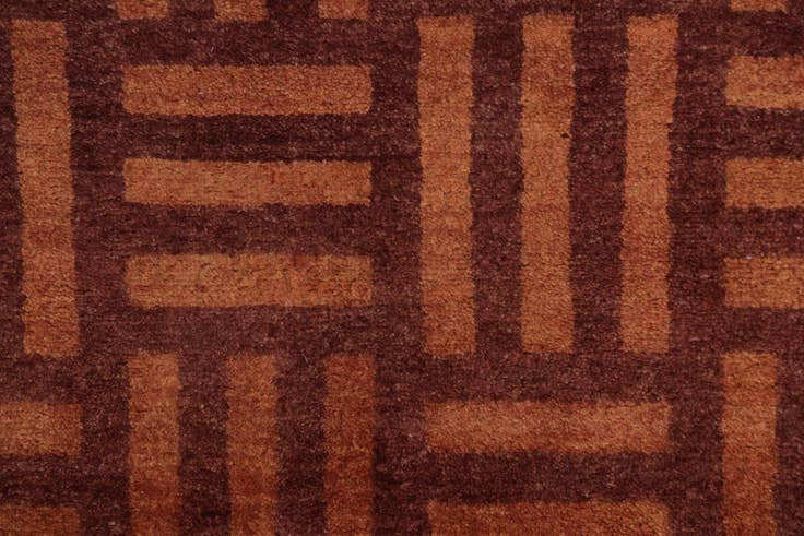Detail image of 8' 4 x 8' 4 Hand Knotted Modern Ziegler Oriental Wool Square Rug