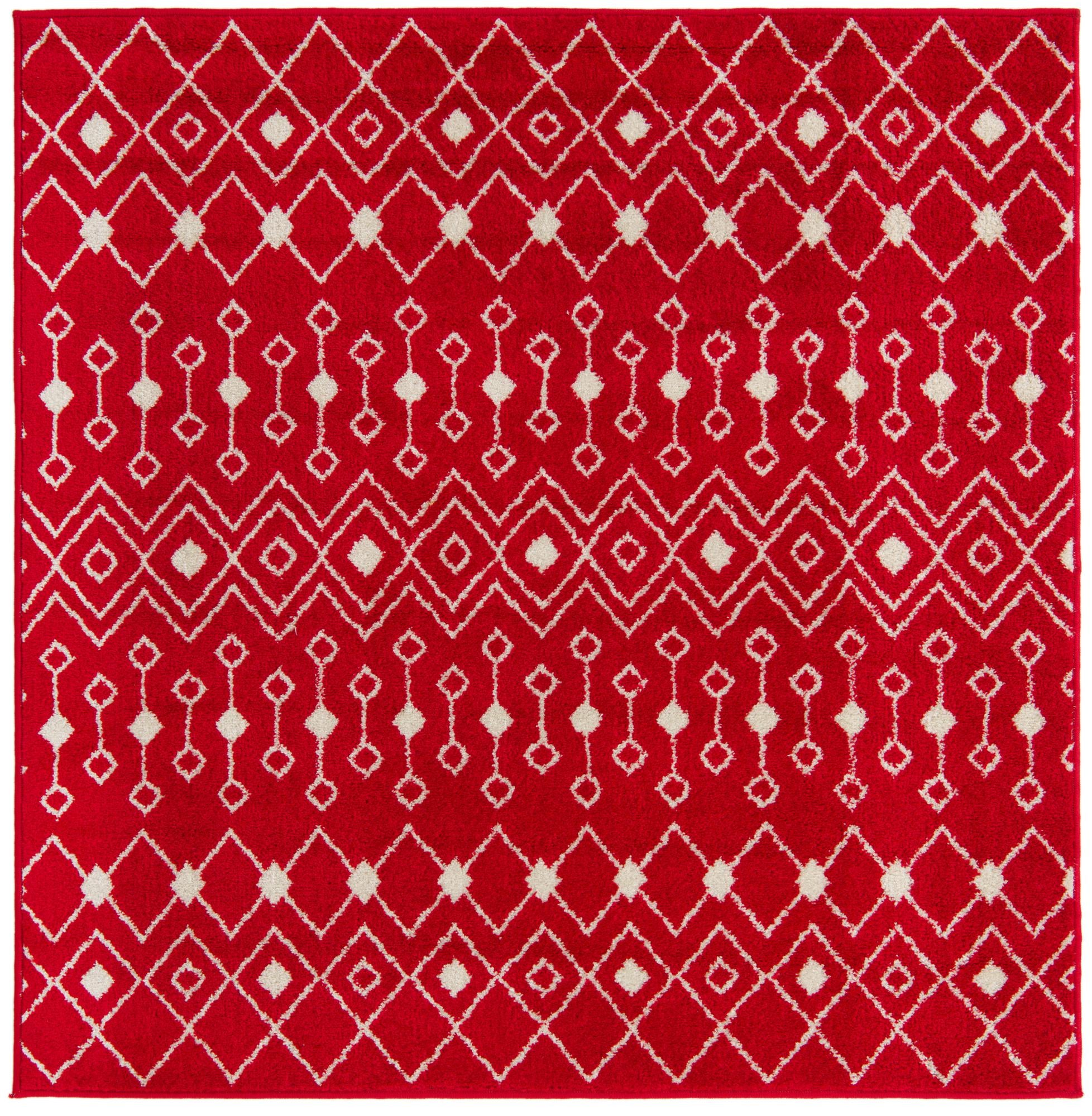5' 3 x 5' 3 Moroccan Trellis Square Rug