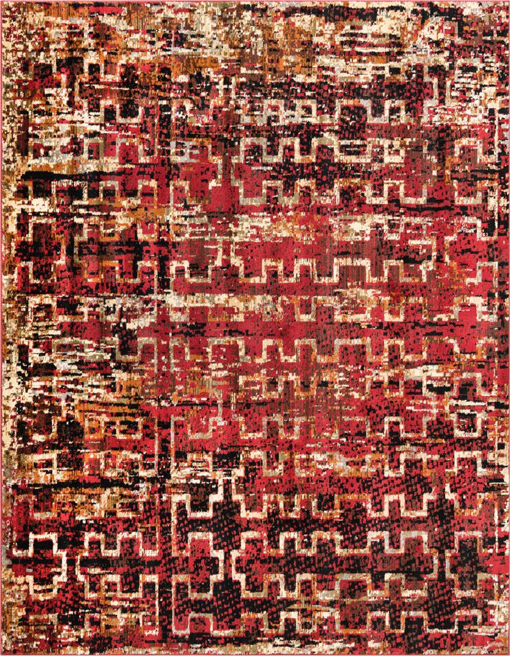 Detail image of 7' 10 x 7' 10 Saturn Square Rug
