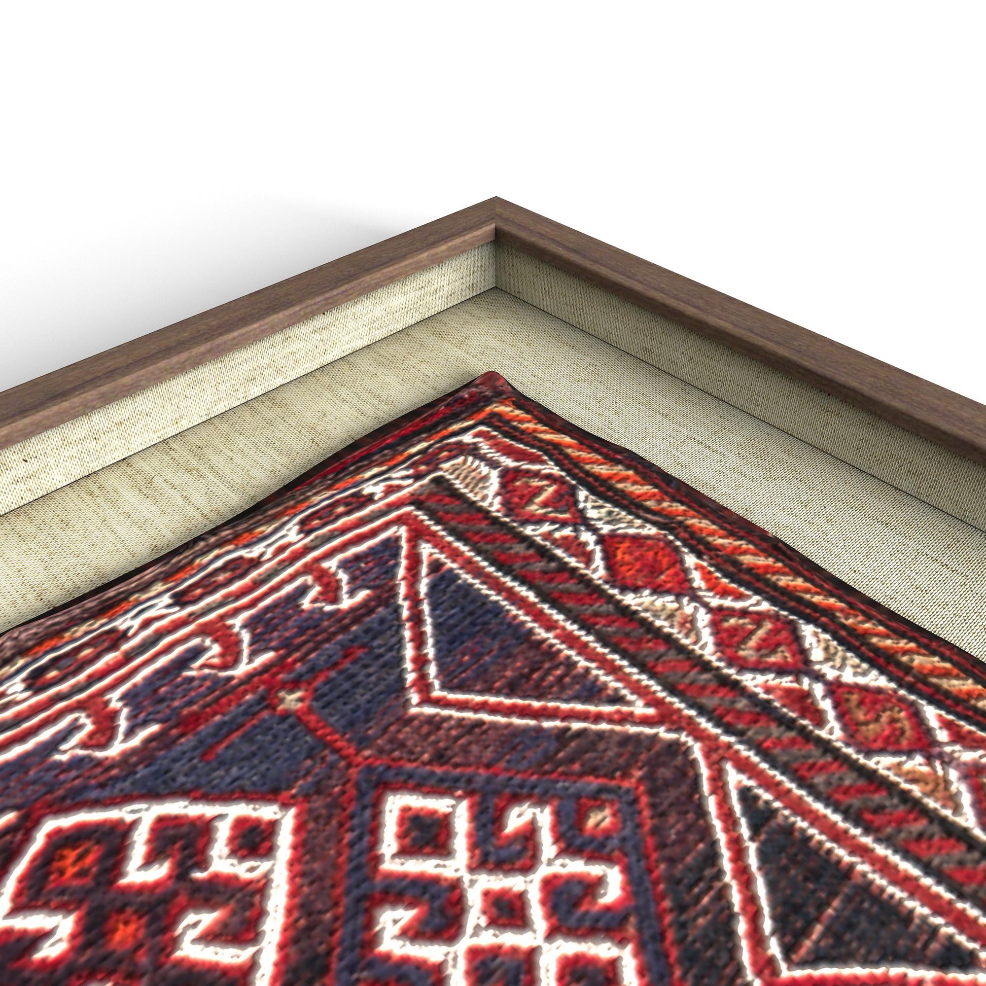 1' 5 x 1' 10 Textile Wall Art Square Rug