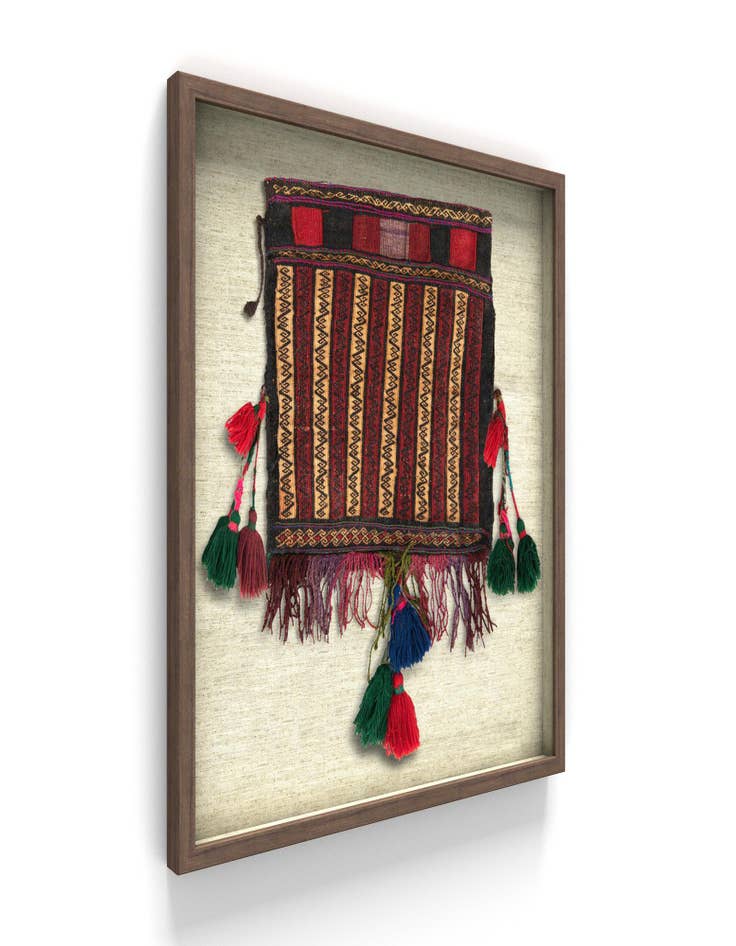 Detail image of 1' 8 x 2' 4 Textile Wall Art Square Rug