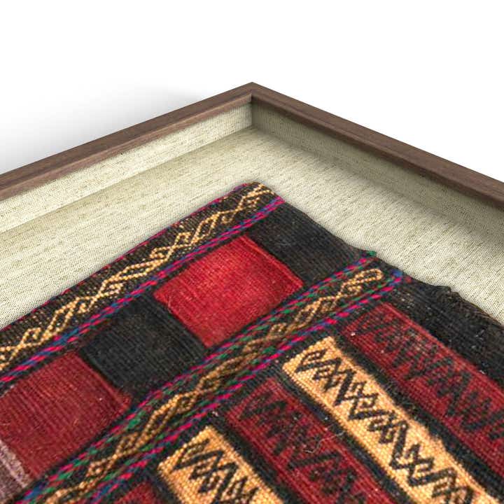 1' 8 x 2' 4 Textile Wall Art Square Rug