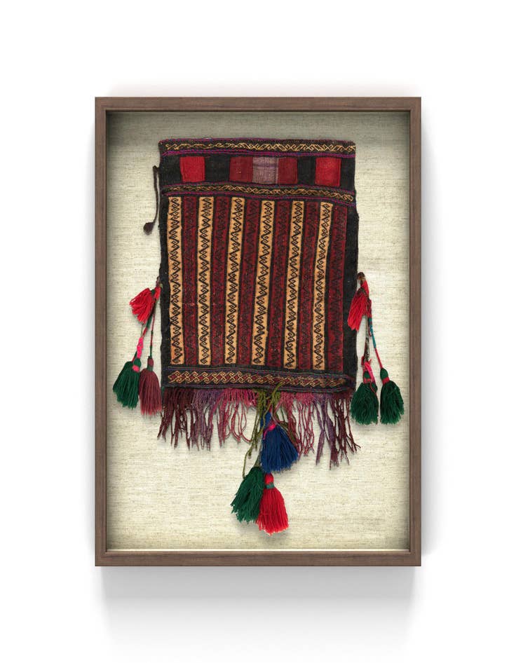 Detail image of 1' 8 x 2' 4 Textile Wall Art Square Rug