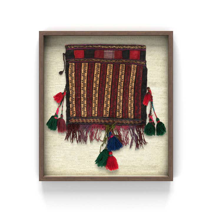 1' 8 x 2' 4 Textile Wall Art Square Rug