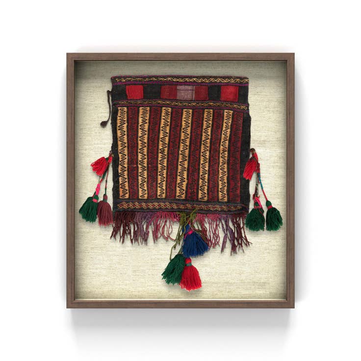 Detail image of 1' 8 x 2' 4 Textile Wall Art Square Rug