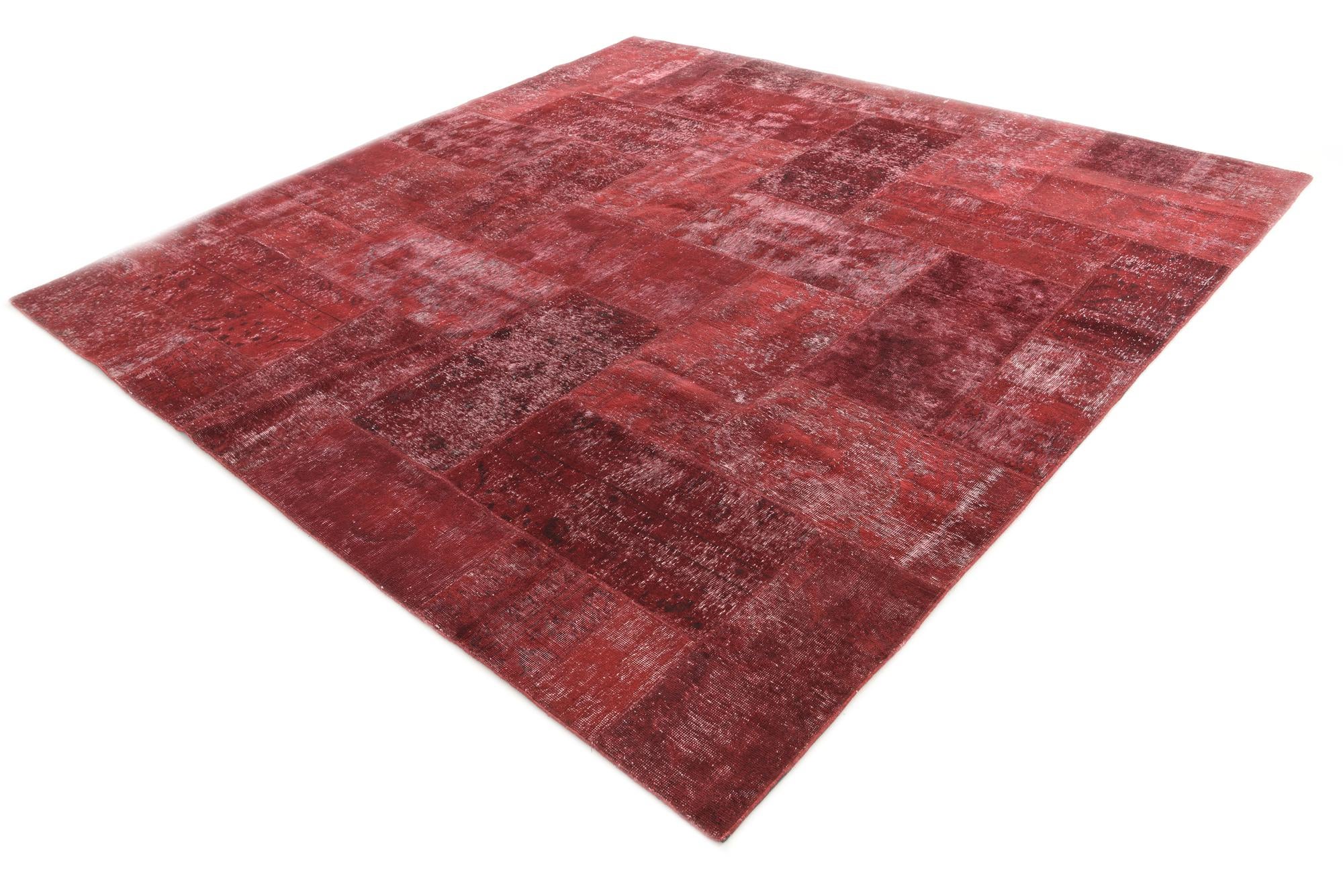 9' 10 x 10' Hand Knotted Ultra Vintage Persian Wool Square Rug