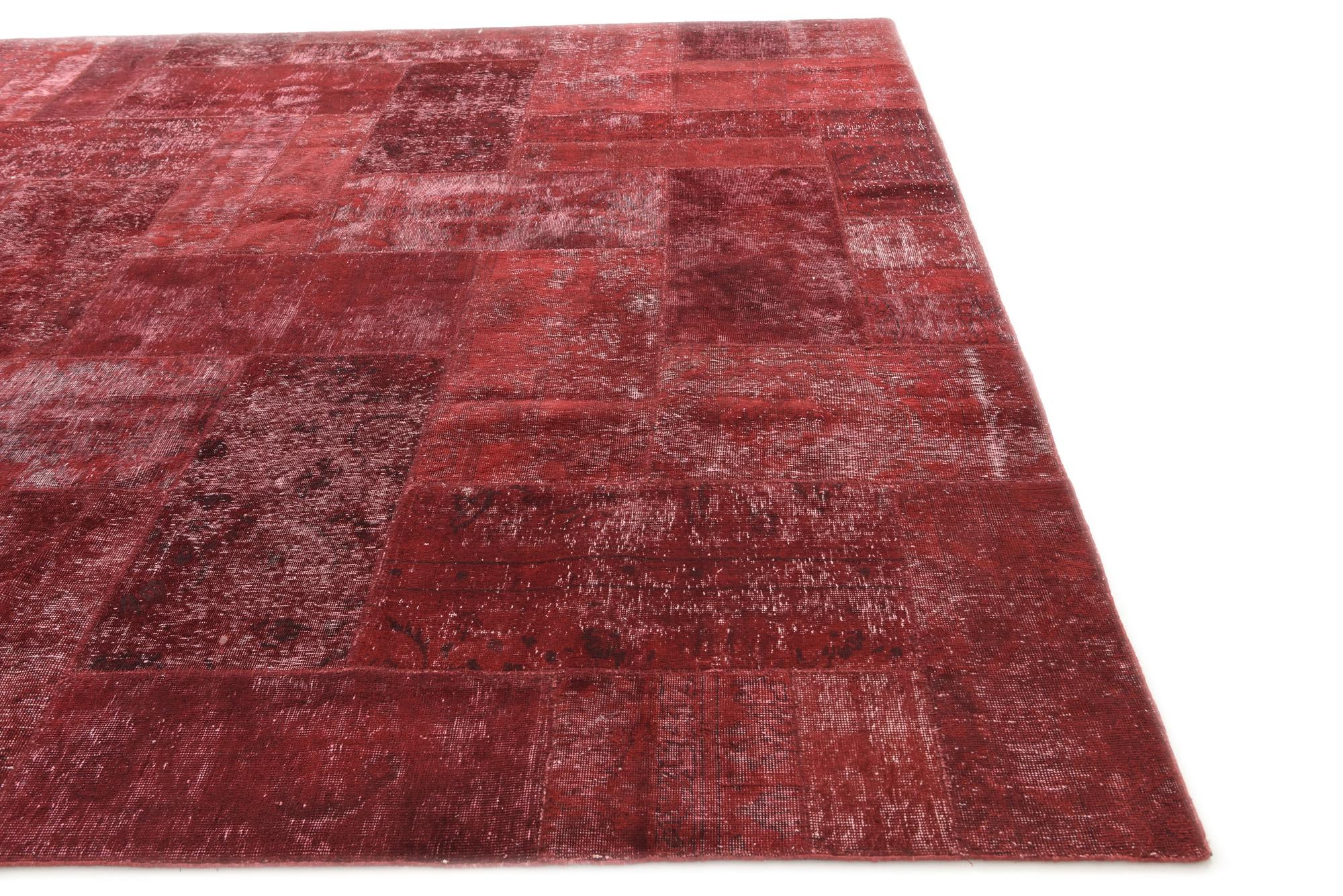 9' 10 x 10' Hand Knotted Ultra Vintage Persian Wool Square Rug