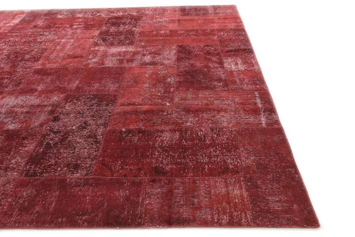 9' 10 x 10' Hand Knotted Ultra Vintage Persian Wool Square Rug