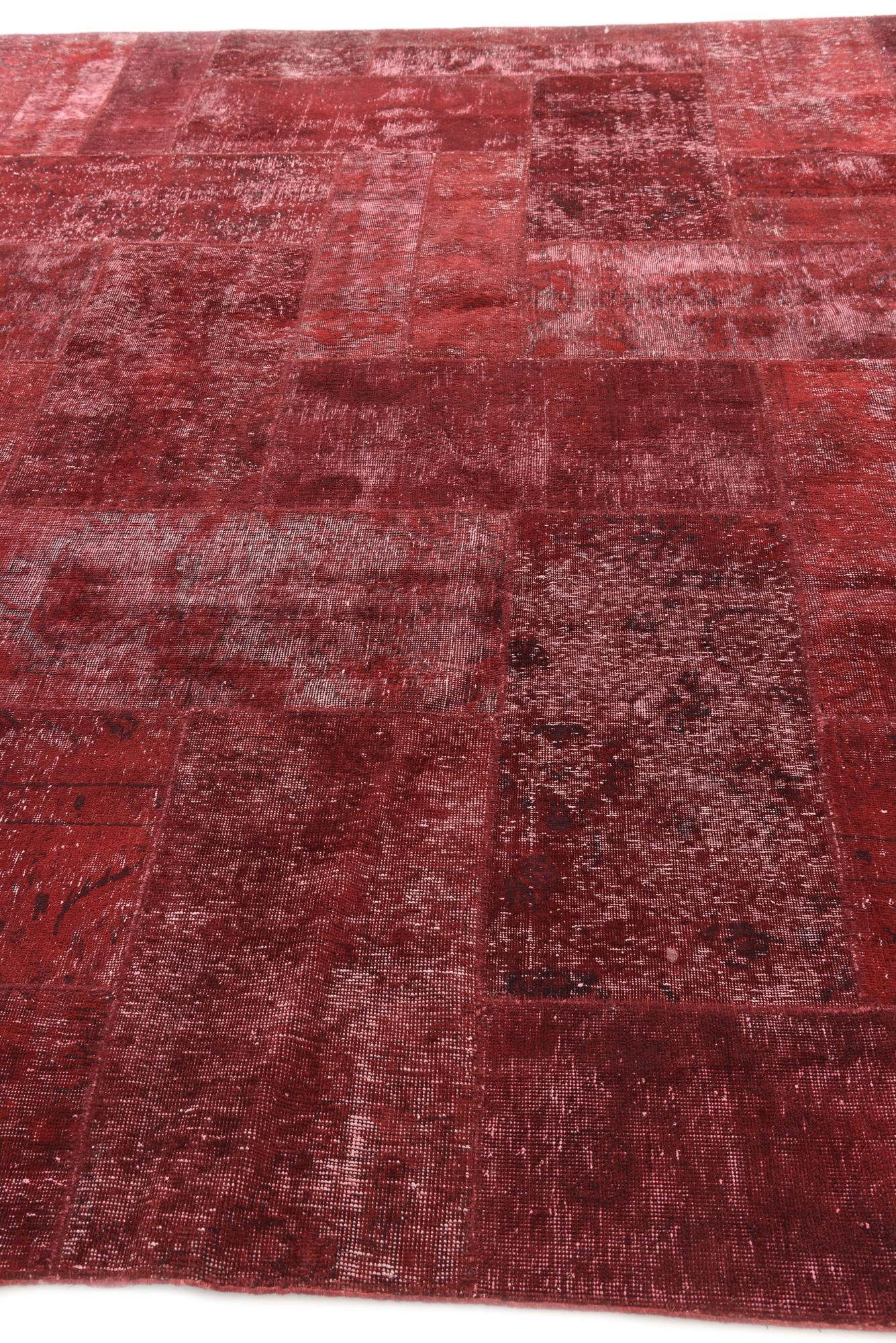 9' 10 x 10' Hand Knotted Ultra Vintage Persian Wool Square Rug