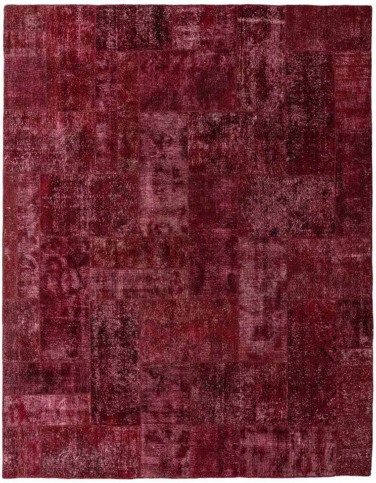 Detail image of 9' 10 x 10' Hand Knotted Ultra Vintage Persian Wool Square Rug