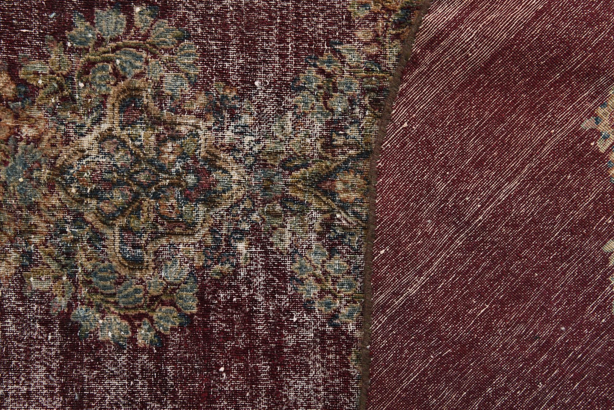 6' x 7' Hand Knotted Ultra Vintage Persian Wool Square Rug