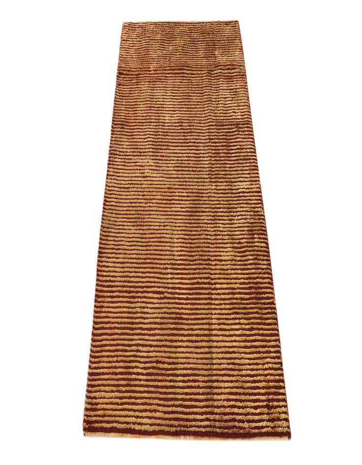 Detail image of 2' 4 x 4' 8  Hand Knotted Nepal Runner Rug