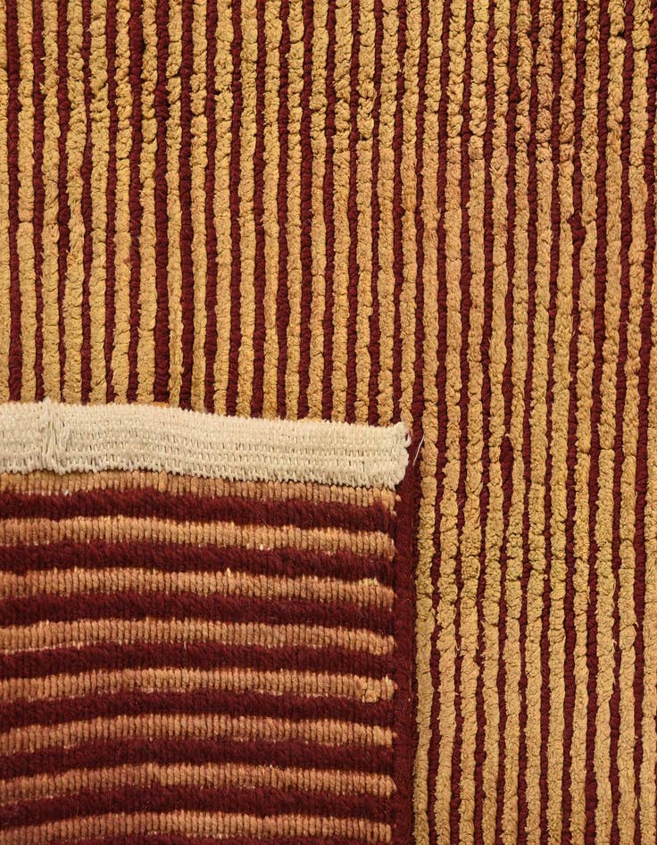 Detail image of 2' 4 x 4' 8  Hand Knotted Nepal Runner Rug