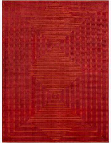 Burnt Sienna Textura Designer Rug
