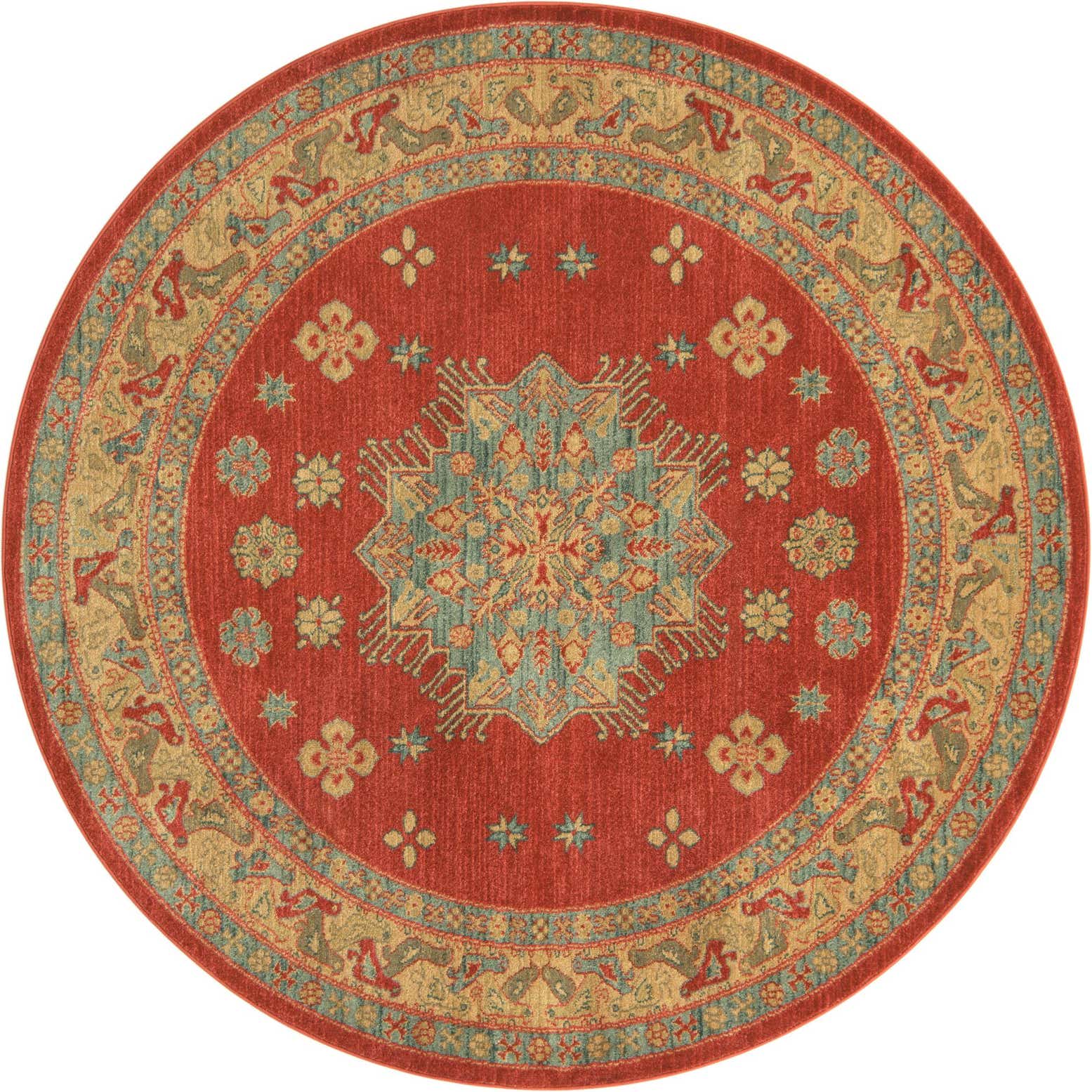 6' x 6' Calistoga · Medallion rug