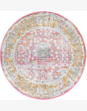 Calm · Medallion rug, pink
