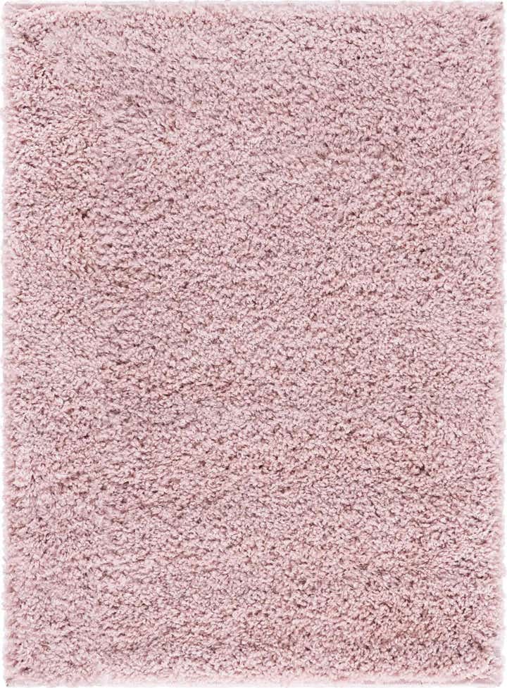 2' x 3' Calvert · Solid Shag Rug, pink